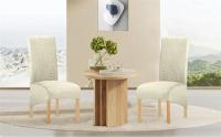 Cubierta De Silla De Comedor Simple Y Antigolpes En Color Sólido Funda De Asiento Elástica Y Gruesa Para Hotel Banquete Y Hogar Lavable - details 6