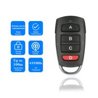 Control Remoto Para Garage RF 433 Mhz Código Fijo Duplicador Con 4 Llaves Abrepuertas Sin Cable De Marca NoEnName_Null - details 3
