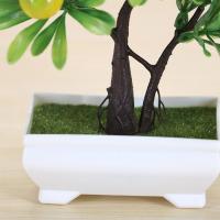Planta Artificial De Bonsái De Frutas Con Naranja Manzana Limón Decoración Para El Hogar Y Sala De Estar Arbolado Falso De Tamaño Pequeño - details 28