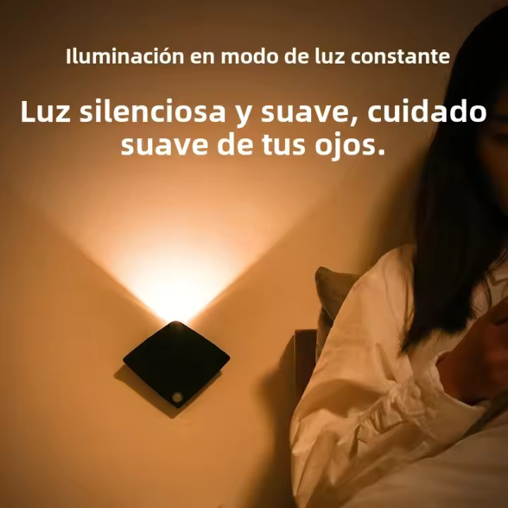 Lámpara De Pared LED Con Sensor De Movimiento Luz Nocturna Inalámbrica Para Dormitorio Sala De Estar Cocina Escaleras Iluminación Interior Decorativa - 1