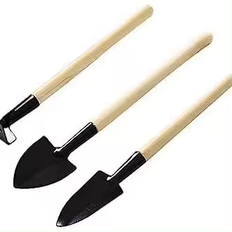 Juego de herramientas de jardinería, pala de jardinería, juego de herramientas de jardinería pequeño, mini pala de herramientas de jardinería, herramientas de jardinería para flores, plantas, trasplante, etc. - 1