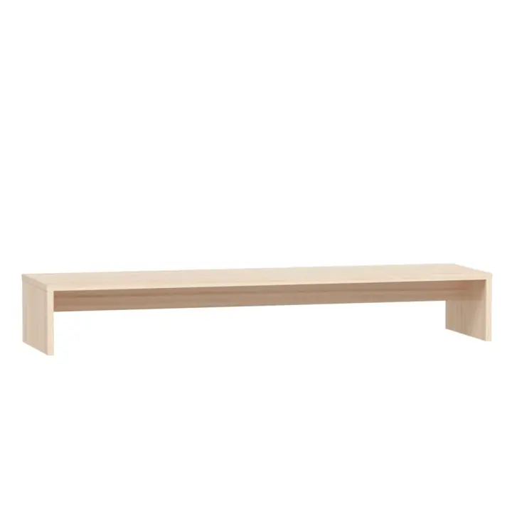 Soporte para monitor madera maciza de pino 100x27x15 cm - 1