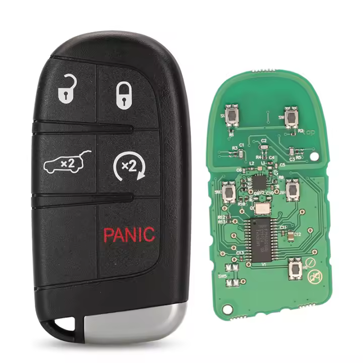 Jingyuqin Llave De Repuesto Inteligente Para Coche M3N40821302 Fob 433MHz Con Chip ID46 Para Jeep Grand Cherokee - 1