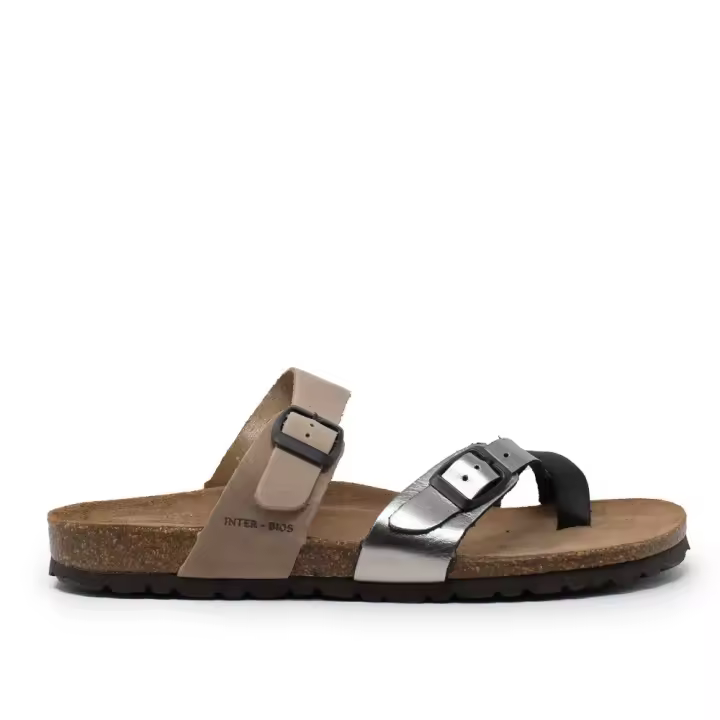 INTER-BIOS 7212 OURS  35957 25V BIO DEDO DOS HEBILLAS OURS-BEIGE-PARDO - 1