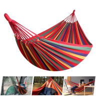 Hamacas De Algodón De Lona WESTTUNE Para Exteriores Soporte De Carga Hasta 200kg Para Camping Jardín Patio Atrio - details 0