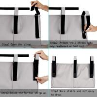 Organizador de cabeza, soporte para Bolsa de almacenamiento Colgante with 8 bolsos laterales para literas y Rieles de Cama - details 2