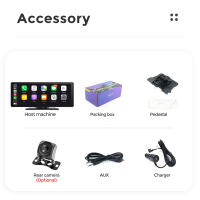 Reproductor Multimedia Universal Para Coche Con Pantalla Táctil De 10.26/6.86 Pulgadas CarPlay Sin Cables Y Android AUTO Navegación GPS WiFi DSP - details 6