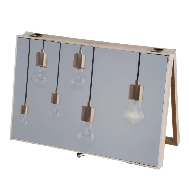 Dcasa - Tapa contador de luz o cubrecontador electricos de madera lamparas de 46x6x32 cm - 1