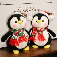 Peluche De Pingüino Navideño Kawaii De 25/35/45CM Juguete Suave En Forma De Almohada Animal Para Niños Regalo De Cumpleaños - details 5