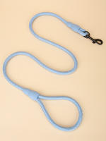 Correa De Seguridad Antideslizante Para Gatos Y Perros Color Azul Claro Redonda 1 Pieza Material Poliéster Adecuada Para Todas Las Estaciones - details 2