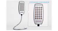Lámpara De Lectura MeeToo Con 28 LEDs Luz De Libro LED USB Ultra Brillante Flexible 4 Colores Para Portátil Notebook PC Computer - details 2