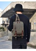 Nueva Mochila De Lona Pequeña Para Hombres Y Mujeres Bolsa Multifuncional De Hombro Para Viaje Con Capacidad Para Portátil Bolsa Escolar Rucksack Para Mujer - details 18