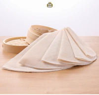 5Pcs Paño De Almohadilla De Técnica De Vapor Ecológico De Algodón Puro Para Cocina Tamaño 24/28/32CM Tapete Para Arroz Y Bun - details 7