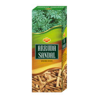 Incienso Ruda Sandalo Sac - Caja Completa con 6 tubos Hexagonales con 20 Varillas cada tubo - Aromaterapia - Meditación - Relajación - Yoga - Incienso Esotérico - Aroma Agradable. - details 0