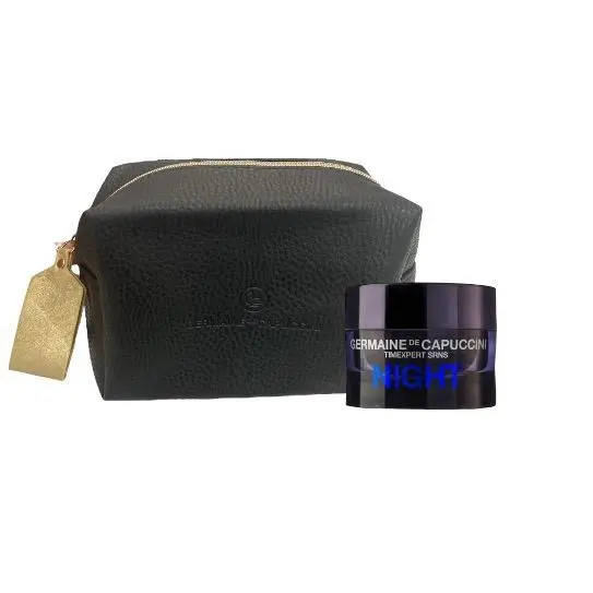 Germaine de capuccini  Timexpert srns night Crema Confort Alta Recuperación  50ml en neceser de regalo edición limitada - 1