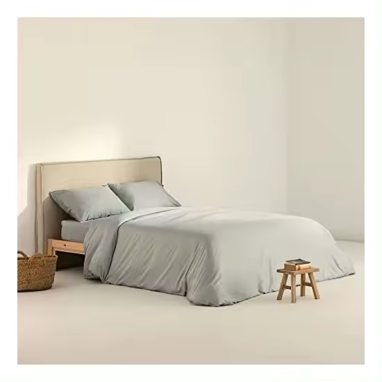 BL BELUM  Funda Nórdica Satén 300 hilos Color: ULTIMATE GREY  Funda Nórdica Satén cuenta con: Cierre con botones ocultos transparentes. - Funda Nórdica Extrasuave - Funda Nórdica 100% Made in Spain - 1