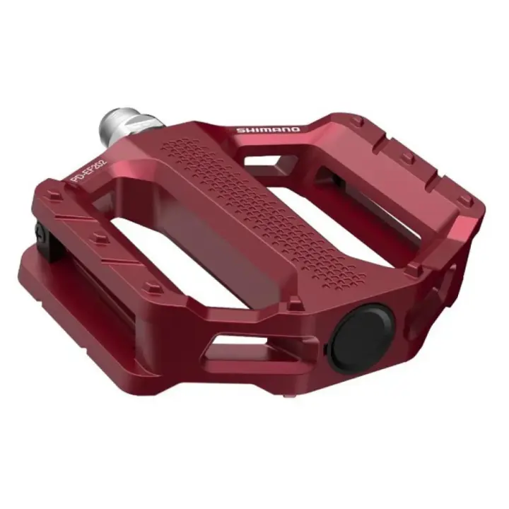 Componentes Pedales Shimano Pedales Ef202 Platform Rojo - 1