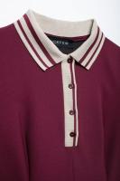 Vestido Preppy De Moda Para Mujer Polo Cuello Ribbed Contraste Botones Mini Vestido Estilo Clásico Primavera Verano Ropa - details 6