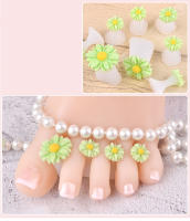 8Pcs Separadores De Dedos Para Pintura De Uñas De Silicona Suave Para Pedicura Conjunto De Espaciadores Para Pies - details 5