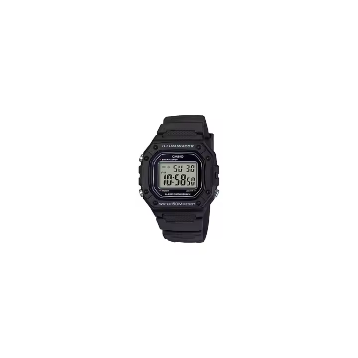 Casio W-218H-1AVEF Reloj para Hombre con Luz LED - 1