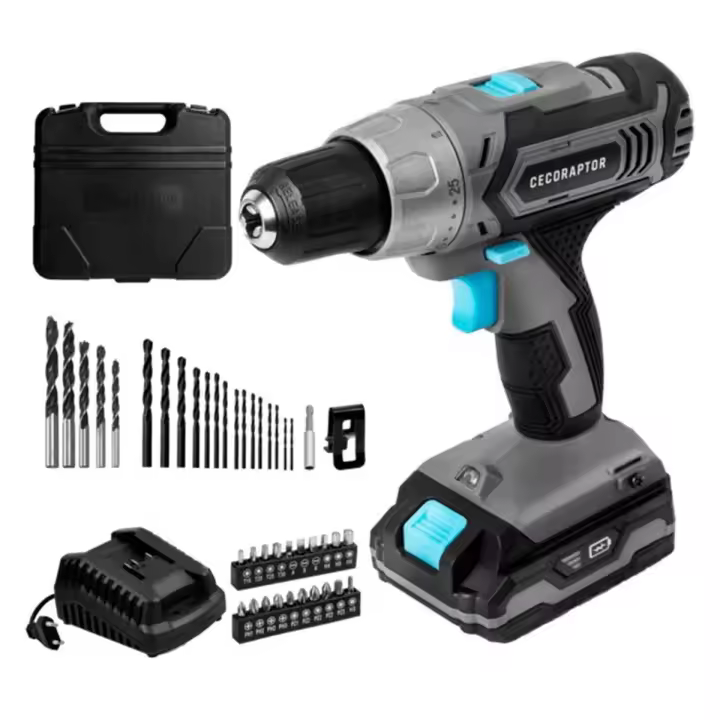 Taladro atornillador Cecotec CecoRaptor Perfect Drill 2020 Advance 20V 2000mAh 1550rpm  gris - 1