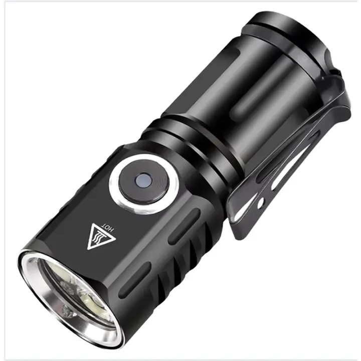 Linterna Mini LiitoKala LF-535 LED Blanca Con Láser Recargable 16340 700mAh Impermeable Distancia De Iluminación 100-200 M - 1