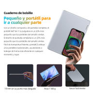 VANWIN Portátil de 11,6 pulgadas 8 GB DDR4 256 GB SSD, Pantalla táctil, (Procesador Intel Celeron N4020C hasta 2,0 GHz), Pantalla FHD de 1366*768, Toma de auriculares de 3,5mm, USB 3,0*2, Tarjeta TF (Micro SD)* 1, Mini HDMI, 360 Grados Portátil Plisado - details 2