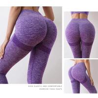 Pantalones De Yoga Para Mujer Selloso Compresión Leggings De Entrenamiento Con Control Abdominal Alto Cinturón Deporte Alimenticio Gimnasio Ropa De Ejercicio - details 25