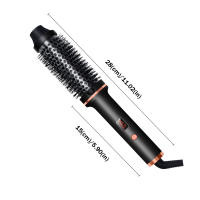 Cepillo De Pelo Multifuncional 3 En 1 Iónico Secador Rizador Y Liso Anti-derretimiento Tourmaline Cerámica Temporada Digital - details 10