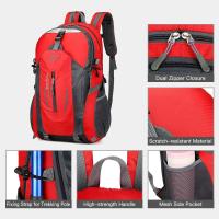 Mochila De Escalada Al Aire Libre 40L Gran Capacidad Para Viajes Y Senderismo Material Oxford Con Lining De Poliésterdetails 5