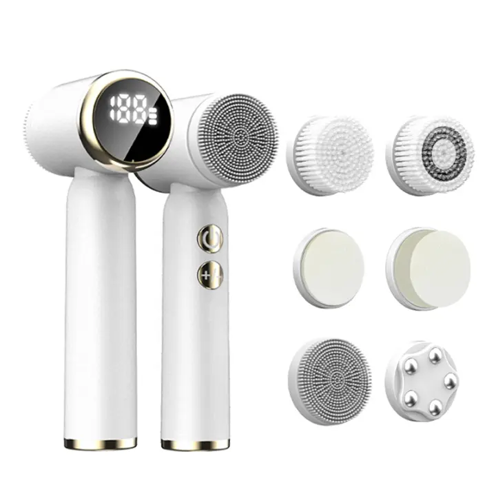 ZVD SOMY Cepillo Facial Ultrasonido 6 en 1 Limpieza Profunda de Poros, Eliminación de Puntos Negros - 1