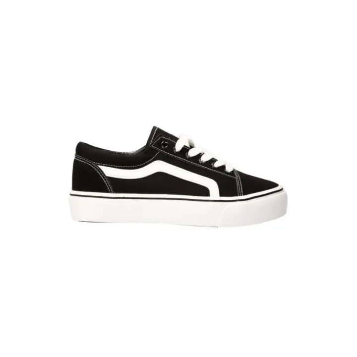 Zapatillas lona hombre KTEY 46 E3201 SNEAKERS NEGRO/BLANCO 20298 XL - 1