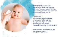 Dodot Toallitas Pure Aqua para Bebé, 99% Agua, 432 Toallitas, 9 Paquetes (9 x 48) de Toallitas para Bebé (formato de duplo) - details 0