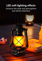 Lámpara Portátil LED Recargable Retro Impermeable Con 3 Modos De Iluminación Para Camping Y Viajes Ambiente Vintage Con Luz Constante Y Breathing - details 3