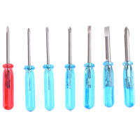 Set De Destornilladores Miniatura 7 Piezas 45mm X 3mm Azul Herramienta De Reparación Para Ejercitar La Habilidad Manual - details 1