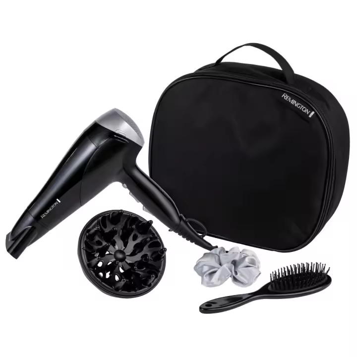Remington Set Regalo D3171GP Style Edition - Concentrador de secado rápido, Difusor y Secador de pelo, potencia de 2200 W, 3 ajustes de temperatura y 2 velocidades - 1