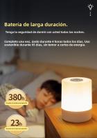 Lámpara De Noche LED Táctil Con Control Remoto Y Tiempo Para Dormitorio Y Habitación De Bebé Iluminación Decorativa Para Mesa Lámpara De Descanso Al Lado - details 3