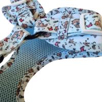 Arnés ajustable  para perro diseño OTTER.  Disponible en tallas de la XXS a la L. Arnés ajustable en cuello y pecho para perros de todos los tamaños. Marca Lila Dogs - details 1