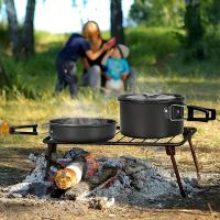 Kit de Cocina para Acampar BOPORO - 15pcs, Utensilios de Cocina Portátiles, Olla Sartén Hervidor para Camping - details 3