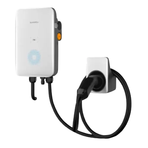 SUNGROW AC007E-01-L1 Wallbox 7,4kW | Monofásico | Cable Tipo 2 | IP65 | WiFi Integrado - 1