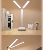 Lámpara De Escritorio LED Táctil Recargable USB Con 3 Niveles De Iluminación Protección Ocular Plegable Para Dormitorio Luz Nocturna Para Mesa - details 11