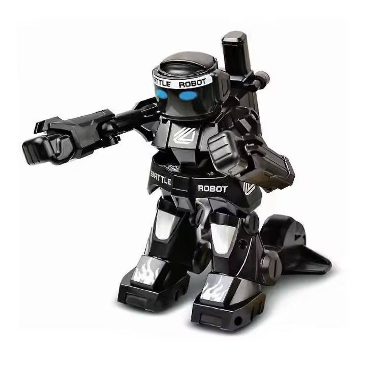 Robot de Boxeo de Juguete RC, robot de Combate humanoide de 2,4G, Con efectos de Luz y Sonido geniales. - 1