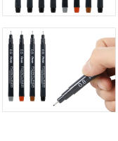 PENTEL Bolígrafo Impermeable Para Dibujos Y Comics De Punta Nylon Tamaños 0.03-3.0mm Negro Gris Marrón Para Diseño - details 12