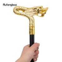 Bastón De Moda Con Cabeza De Dragón Dorado Decorativo Para Fiesta Y Cosplay Bastón Vintage De 92 Cm Con Punta De Goma - details 7
