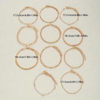 Juego De 11 Pulseras Elegantes Y Bohemias Para Mujer Con Cadena De Serpiente Y Corazón Geométrico Joyería Casual Para Vacaciones Y Citas - details 1