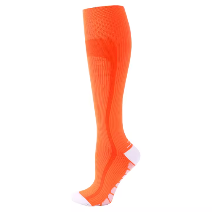Calcetines De Compresión Para Hombres Y Mujeres Antifatiga Alivio Del Dolor 20-30 Mmhg Negro Adecuados Para Deportes Ciclismo Rugby Golf Ice Hockey Fútbol Baloncesto Skateboard Danza - 1