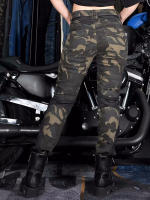 Pantalones De Motociclista Para Mujer PK720 Colección Primavera/Verano Clásicos De Leno Elastico Ajustados Con Cuatro Marchas - details 8