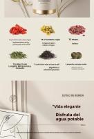 GIANXI Taza De Viaje Portátil a Prueba De Fugas Con Diseño De Lirio De La Valldor Stainless Steel Aislada Para Café Taza Húmeda Útil - details 6