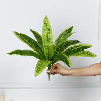 1PC Planta Artificial De Magnolia Evergreen Para Decoración De Mesas En Hogar Y Restaurantes Arreglo Floral De Vaso DIY - details 1
