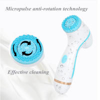 Limpieza Facial Sonic Espuma Máquina De Spa Galvanica Set De Cepillo Para Piel Limpieza Profunda Eliminación De Quistes Set De Cepillo De Limpieza Facial - details 4